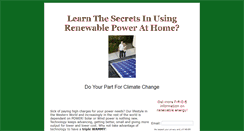 Desktop Screenshot of homepowersecrets.com